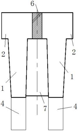 轻型化预制的分片门式墩盖梁结构的制作方法