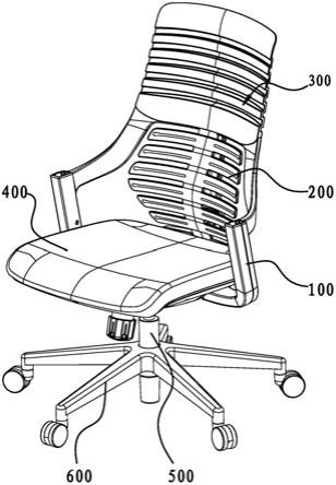 办公椅用腰托调节结构及办公椅的制作方法