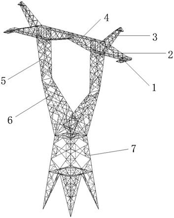 高海拔地区500kV线路工程单回路避雷器直线杆塔的制作方法