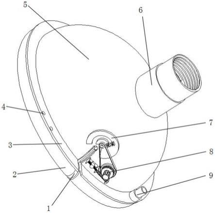 一种带有胃管固定装置的防漏气麻醉面罩的制作方法