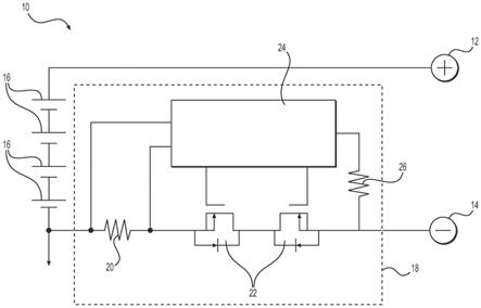 具有斜线布置的锂离子电池管理系统(BMS)的制作方法