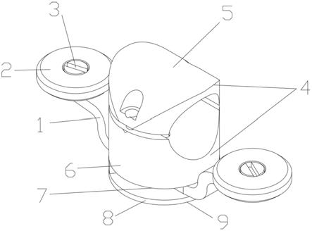 一种可拆卸的柔性测斜仪弹力滑轮组结构的制作方法