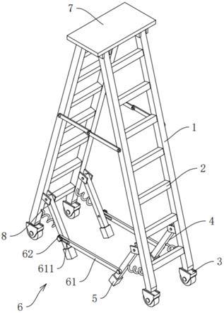 一种便捷式机电安装用梯具的制作方法