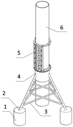 吸力筒式单桩基础稳桩平台的制作方法