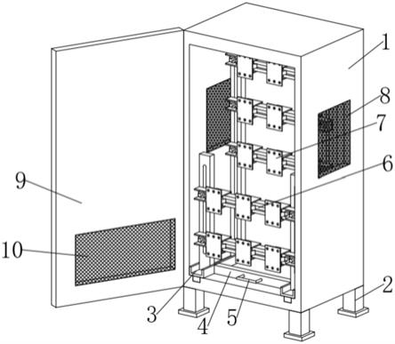 一种内部空间可调节便于安装电气元件的电气柜的制作方法