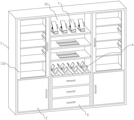 一种带有多种摆放形式的酒柜的制作方法