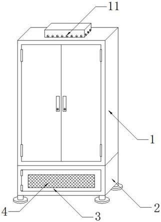 一种电气工程快速散热安全电器柜的制作方法