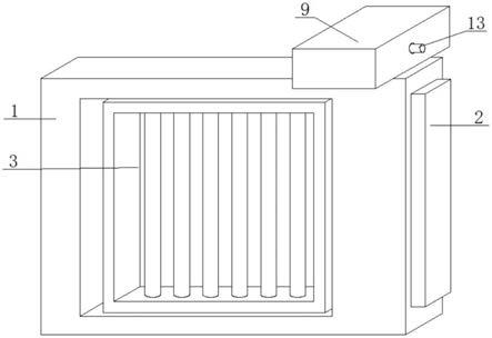 一种设有防夹功能的安防门禁用小区安防栅栏的制作方法
