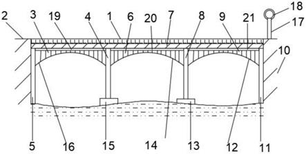 一种桥梁工程高荷载不易形变的小型桥梁的结构的制作方法