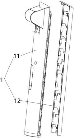 支撑柱结构及显示器外壳的制作方法