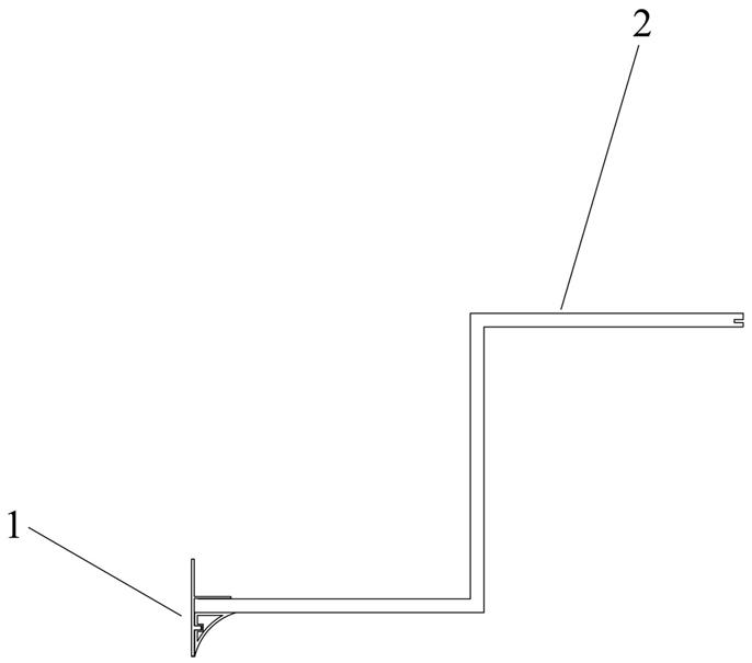 一种分体式造型收边线条吊顶的制作方法