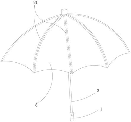 一种新型防漏水雨伞及包括其的自动雨伞装置和新型自动雨伞的制作方法