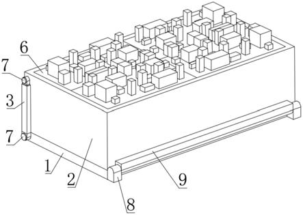 一种可展示空间利用的综合沙盘结构的制作方法
