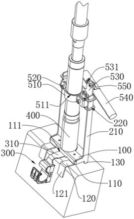 一种电缆槽支架安装用的射钉器辅助工装的制作方法