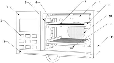 一种智能餐车用餐具消毒柜的制作方法