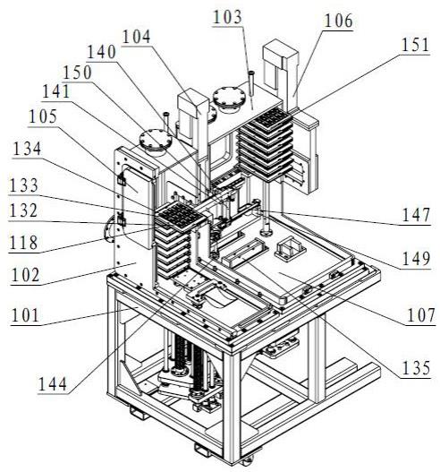 高真空密闭腔间的微电子封装组件托盘转运方法与流程
