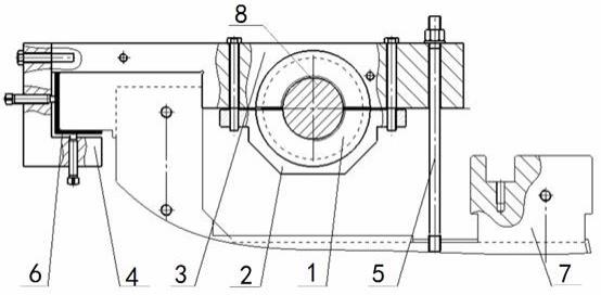 一种应用于立式车床升降传动丝杠装配的丝杠定位装置的制作方法