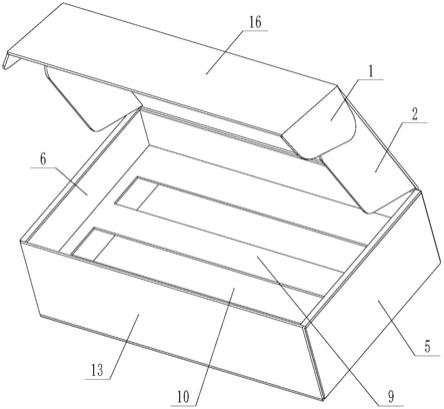 内衬一体式飞机盒的制作方法