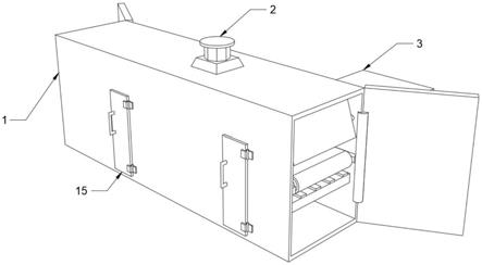 一种高效环绕型烘干机的散热器导热油循环结构的制作方法