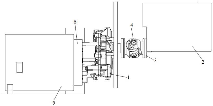 一种油改电叉车变速箱连接结构的制作方法