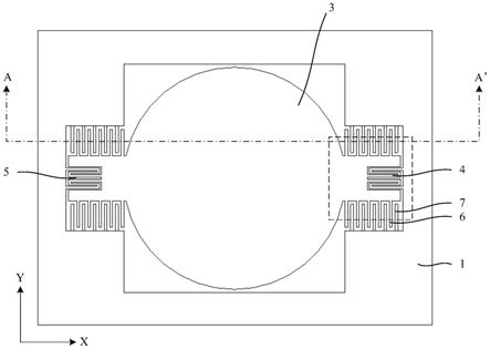 一种对称折叠弹性梁结构MEMS微镜及其制作方法与流程