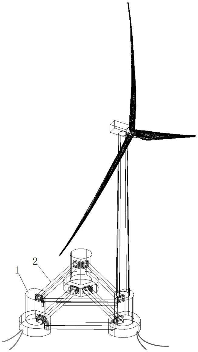 一种装配式海上风电浮动基础结构及其施工方法与流程