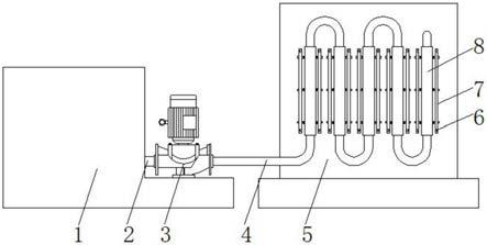 一种中频炉体水冷却装置的制作方法