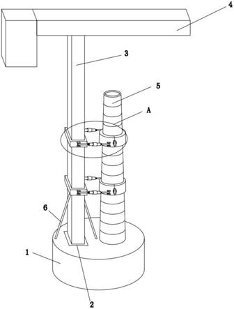 一种用于建造混凝土塔筒的塔吊装置的制作方法