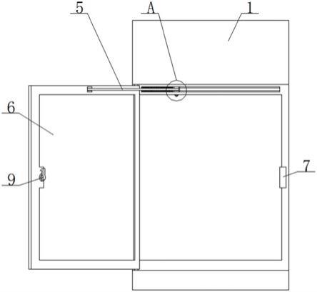 一种配电柜柜门与柜体连接结构的制作方法