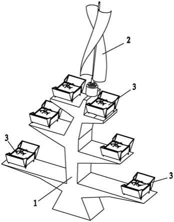 一种树状风力光伏自主供电的无人机机巢的制作方法