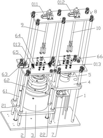 30-2000kg电子吊秤计量性能评价装置主机结构的制作方法