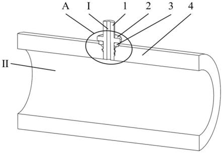 一种测压管连接结构的制作方法