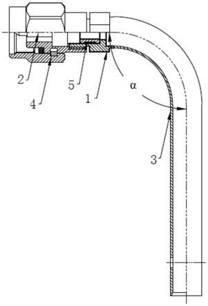 一种弯管射频连接器的制作方法