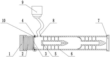 一种钢管道内涂敷器发收装置的制作方法