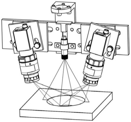 一种以十字激光为基准的双目视觉异面圆孔检测方法与流程