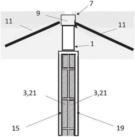 具有至少一个光伏元件的柱子及光伏元件在柱子上的用途的制作方法