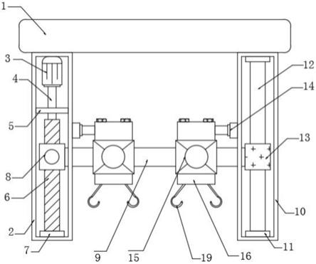 一种结构安全的镀锌槽式桥架用悬挂设备的制作方法