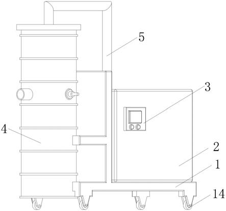 一种工业吸尘器用双仓自动切换装置的制作方法