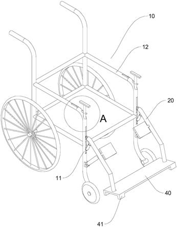 一种可方便站立的轮椅的制作方法