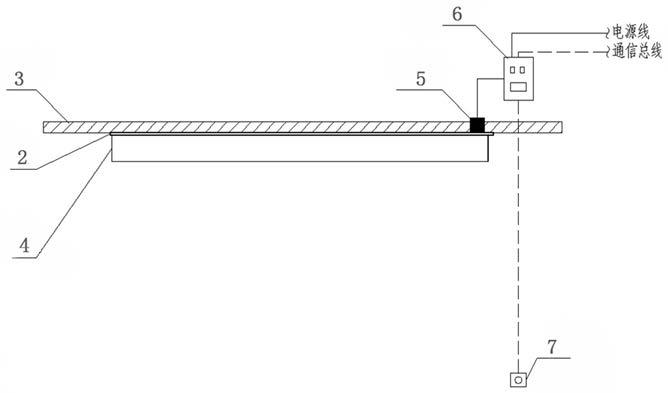一种弹簧卷轴式活动式挡烟垂壁装置的制作方法