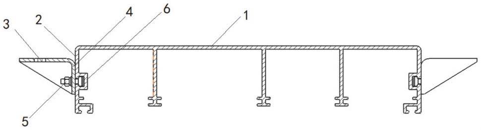 一种线缆槽吊耳安装结构、线缆槽及轨道车辆的制作方法