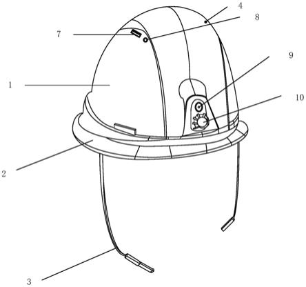 一种输电铁塔施工人员专用安全帽的制作方法