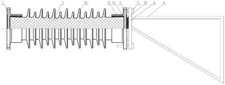 一种新型刚性悬挂接触网用旋转腕臂支撑瓷绝缘子的制作方法