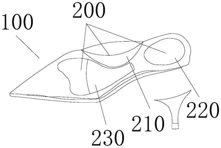 一种减压吸能女跟鞋脚床及女跟鞋和鞋楦的制作方法