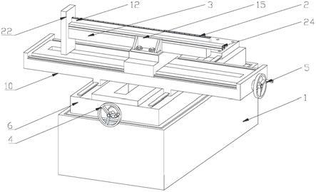 带靠模的型材钻孔机底座结构的制作方法