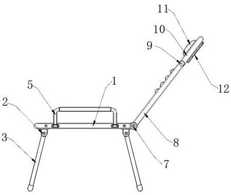一种具有折叠功能便于高度调节的碳纤维调档椅子的制作方法