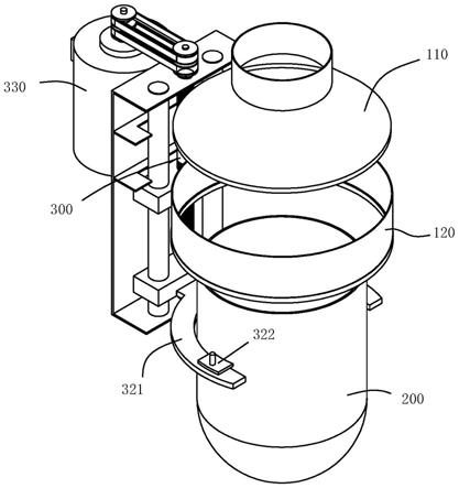 自动开合的料桶防护结构的制作方法
