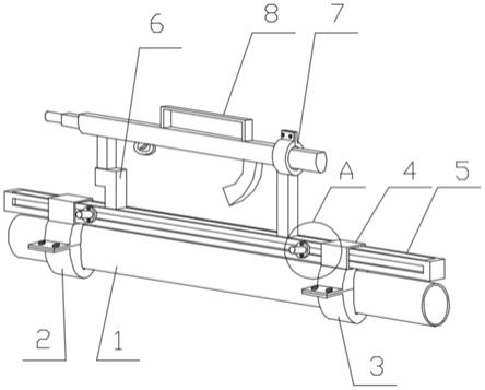 一种火炮直瞄射击训练用外膛枪固定装置的制作方法