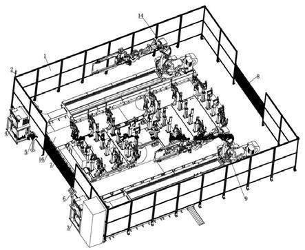 中顶蒙皮机器人自动点焊工作站的制作方法