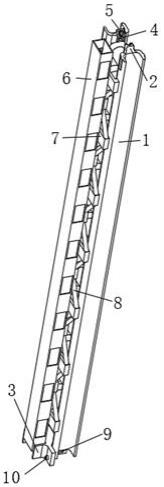 一种爬架定位导轨装置的制作方法